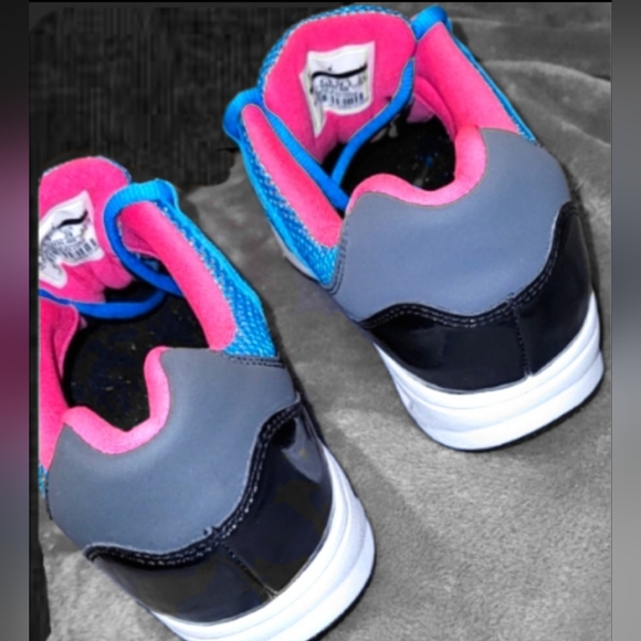 Jordan Air 11 South Beach Black Pink and Blue Shoes - Picture 10 of 12